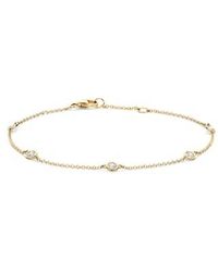 Blush Lingerie - 14k Gold & Zirconia Armband Bracelet - Lyst