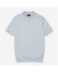 Oliver Sweeney - Covehithe Merino Polo Shirt Size: M, Col: Blue M - Lyst