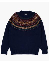 Howlin' - Fragments Of Light Sweater Navy L - Lyst