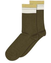 mpDenmark - Ellen Ankle Socks Capers 37-39 - Lyst