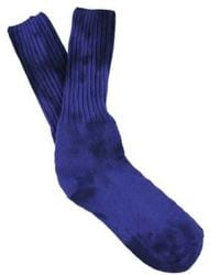 Escuyer - Strong Blue Tie Dye Socks 39-45 - Lyst
