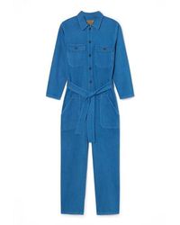 american vintage denim jumpsuit