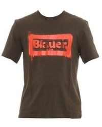 Blauer - T Shirt For Man 24Sbluh02147 004547 685 - Lyst