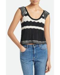 Vanessa Bruno - Augustina Knit Top In /white Extra Small - Lyst