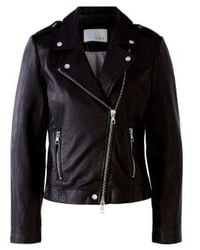Ouí - Leather Biker Jacket 36 - Lyst