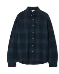 PARTIMENTO - Plaid Check Shirt In - Lyst