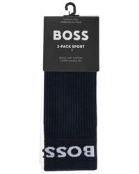 BOSS - 2 chaussettes sport rs pack - Lyst