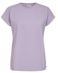 Numph - Beverly T Shirt Gots In Lilac Breeze - Lyst