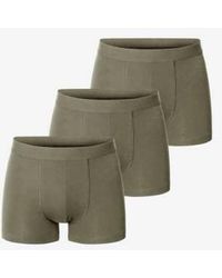 Bread & Boxers - 3-pack Boxer Brief Army L - Lyst