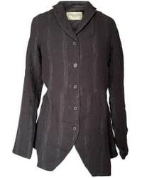 WINDOW DRESSING THE SOUL - Linen Striped Wdts 5 Button Jacket S - Lyst