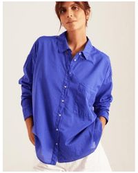 Sacre Coeur - Caroline Poplin Shirt Blue Xs - Lyst