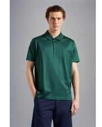 Paul & Shark - Cotton Jersey Polo Shirt With Embroidered Logo Small - Lyst