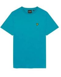 Lyle & Scott - Ts400vog plain t -shirt in freizeitblau - Lyst