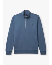 Penfield - Sweat-shirt entonnoir délavé en bleu horizon - Lyst