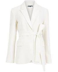 French Connection - Whisper Belted Blazer Or Summer - Lyst