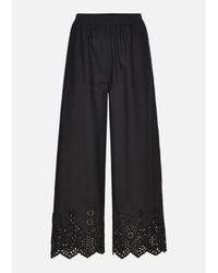 Rosemunde - Broderie Anglaise Trousers - Lyst