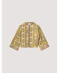 Summum - Ikat Patterned Reversible Jacket Multicolour - Lyst