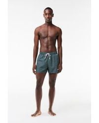Lacoste - Printed Swim Shorts Small - Lyst