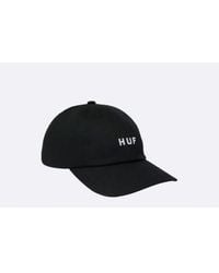 Huf - Set Og Curved Visor 6-panel Hat * / Negro - Lyst