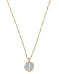 Talis Chains - Peace Pendant Necklace One Size - Lyst