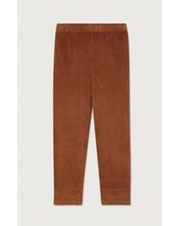 American Vintage - Padow Trousers Boletus Xs - Lyst
