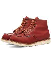 Red Wing Red Wing 8864 Heritage Work 6 Moc Toe Gore Tex Boot Russet Taos - Nero