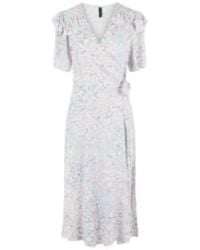 Y.A.S - Liny Floral Midi Wrap Dress Xs - Lyst