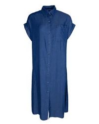 Black Colour - Blue Obi Dress S/m - Lyst