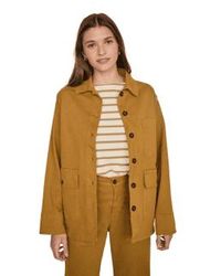 Yerse - Remy Button Front Jacket Green - Lyst