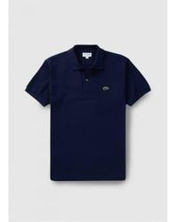 Lacoste - Polo de piqué clásico en azul marino hombre - Lyst