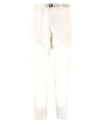 White Sand - Greg Lino Men's Trousers Ivory 44 - Lyst