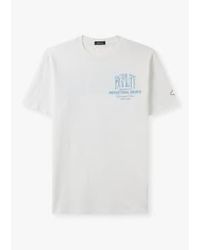 Replay - T-shirt d'archives en blanc naturel - Lyst