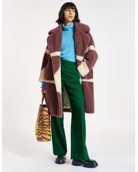 Essentiel Antwerp - - cry teddy coat - and off - white - s - Lyst