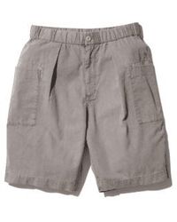 Snow Peak - Dyed Recycled Cotton Shorts Grey Small - Lyst