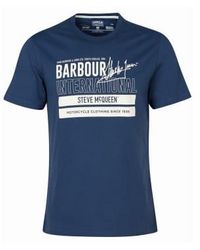 Barbour - International Barry Graphic T-shirt Insignia M - Lyst