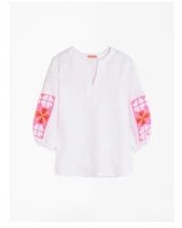 Vilagallo - Kaya Embroidered Shirt Size 14 - Lyst