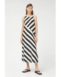 Compañía Fantástica - Stripe Dress /white S - Lyst