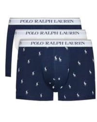 Polo Ralph Lauren - Navy Multi Boxer Xxl - Lyst