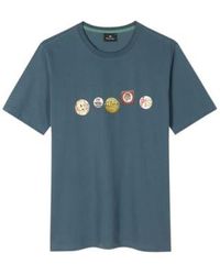 PS by Paul Smith - Ps 'badges' Print T-shirt M - Lyst