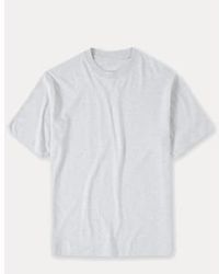 Closed - T -shirt Organic Cotton Jersey Gray S - Lyst