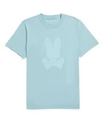 Psycho Bunny - Damon grafisches t -shirt in seafoamblau - Lyst