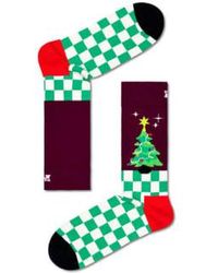 Happy Socks - Chaussettes Sapin Noël P000262 - Lyst