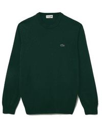 Lacoste - Organic Cotton Sweater Round Neck S - Lyst