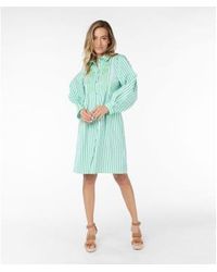 EsQualo - Striped Dress 36 - Lyst