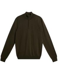 J.Lindeberg - Kiyan Quarter Zip Sweater Xl - Lyst