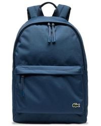 lacoste blue backpack