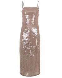 Crās - Allison Dress Bronze Sequins Xs - Lyst