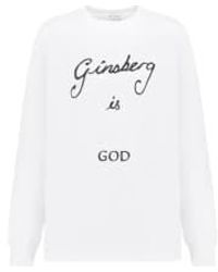 Bella Freud - Ginsberg Is God Long Sleeve T-shirt L / - Lyst