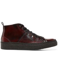 fred perry george cox creeper mid leather