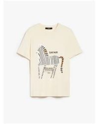 Weekend by Maxmara - Yen Zebra T Shirt Size S Col - Lyst
